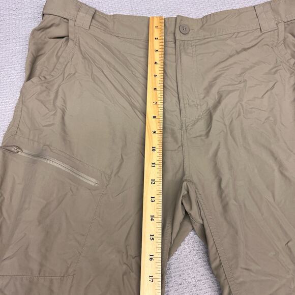 Simms Fishing Pants Mens XXL Tan Beige Convertible Nylon Straight Outdoor Casual - Picture 10 of 11